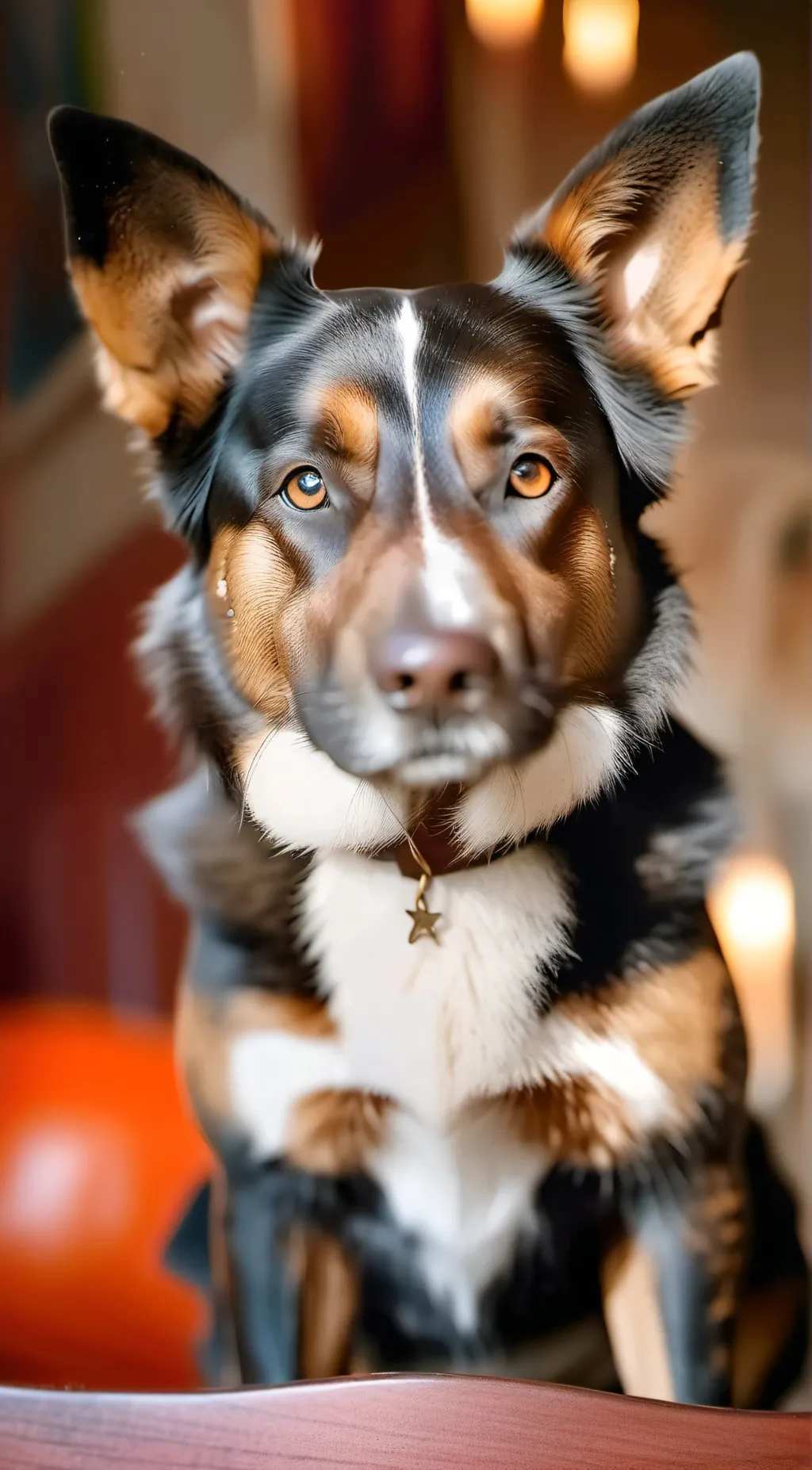 ai character: dog background