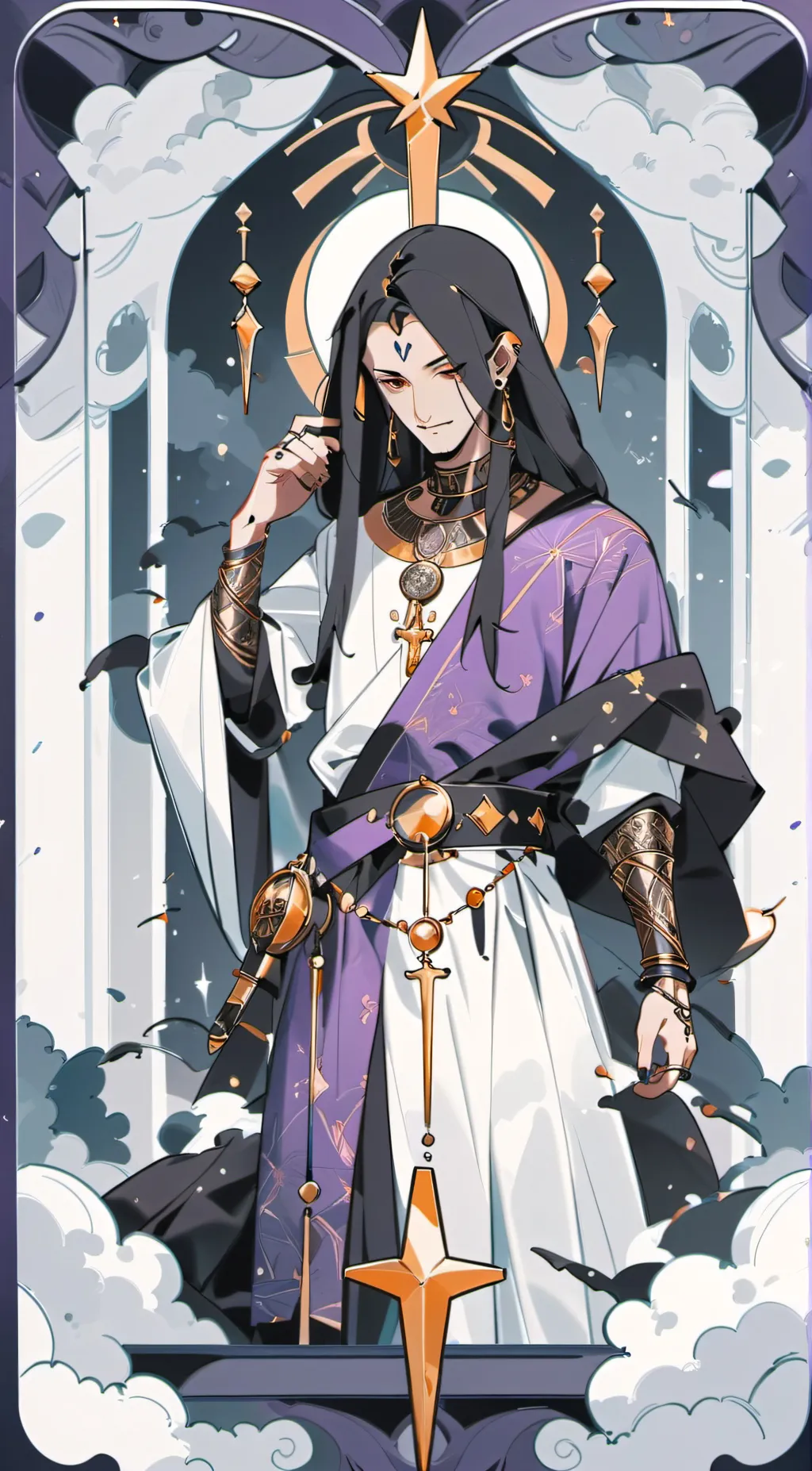 ai character: Azize  background