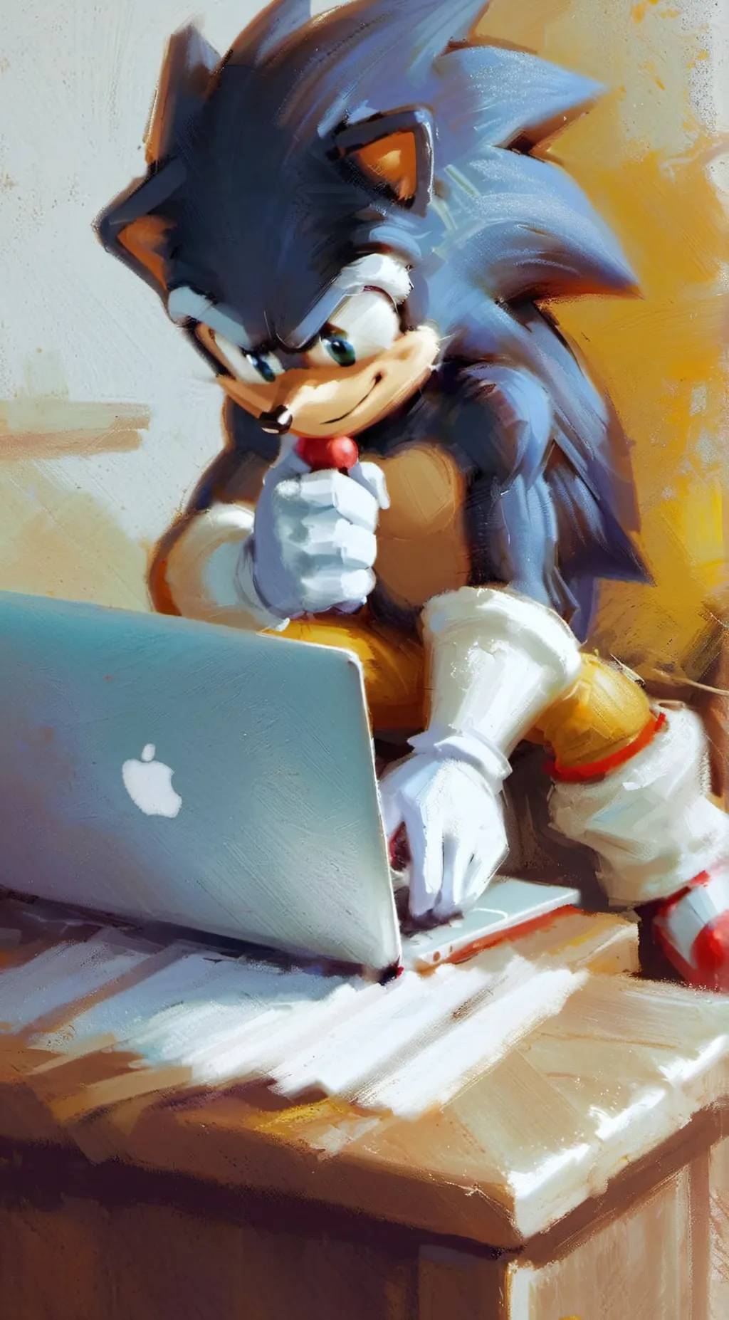 ai character: sonic background