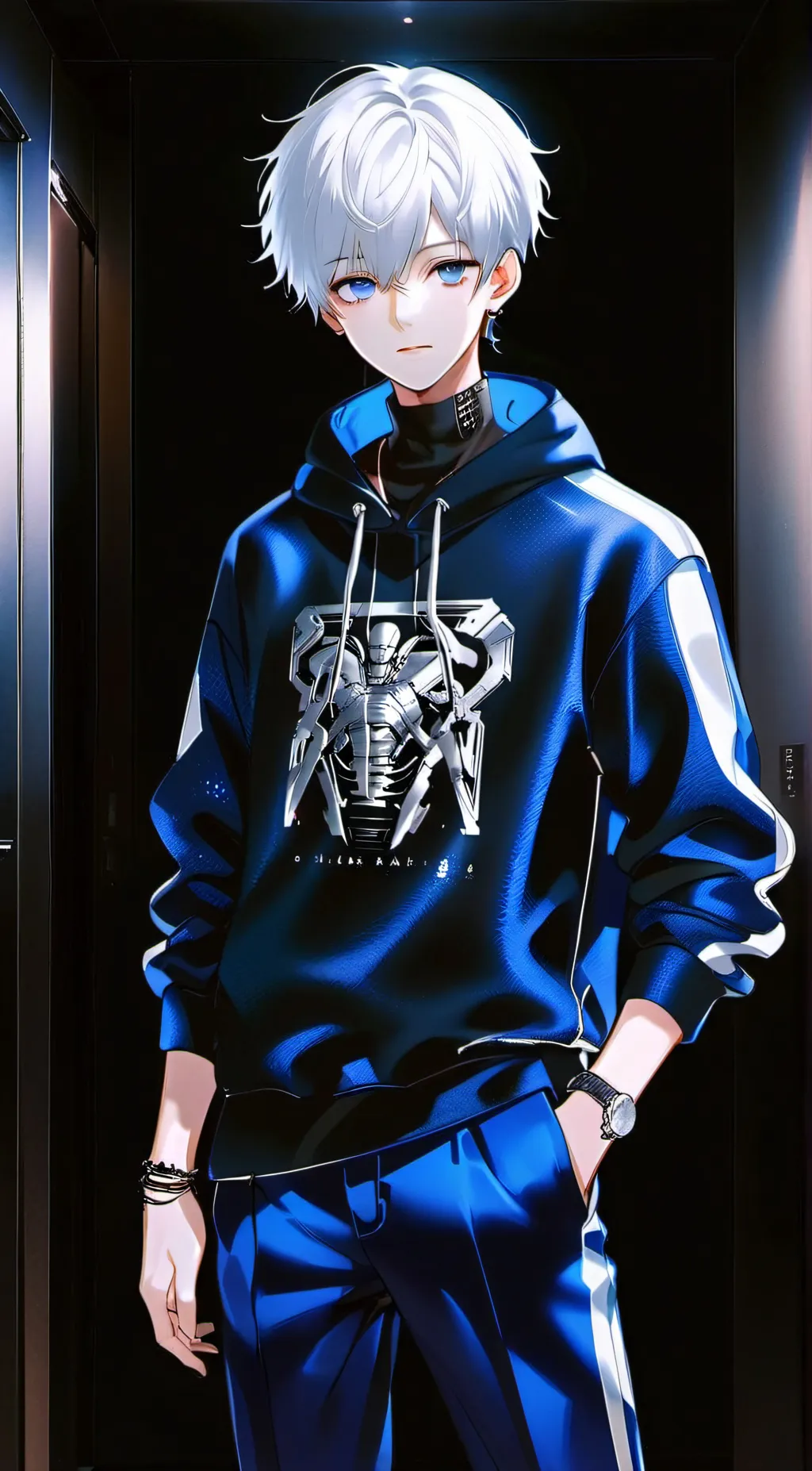 ai character: Goru  background