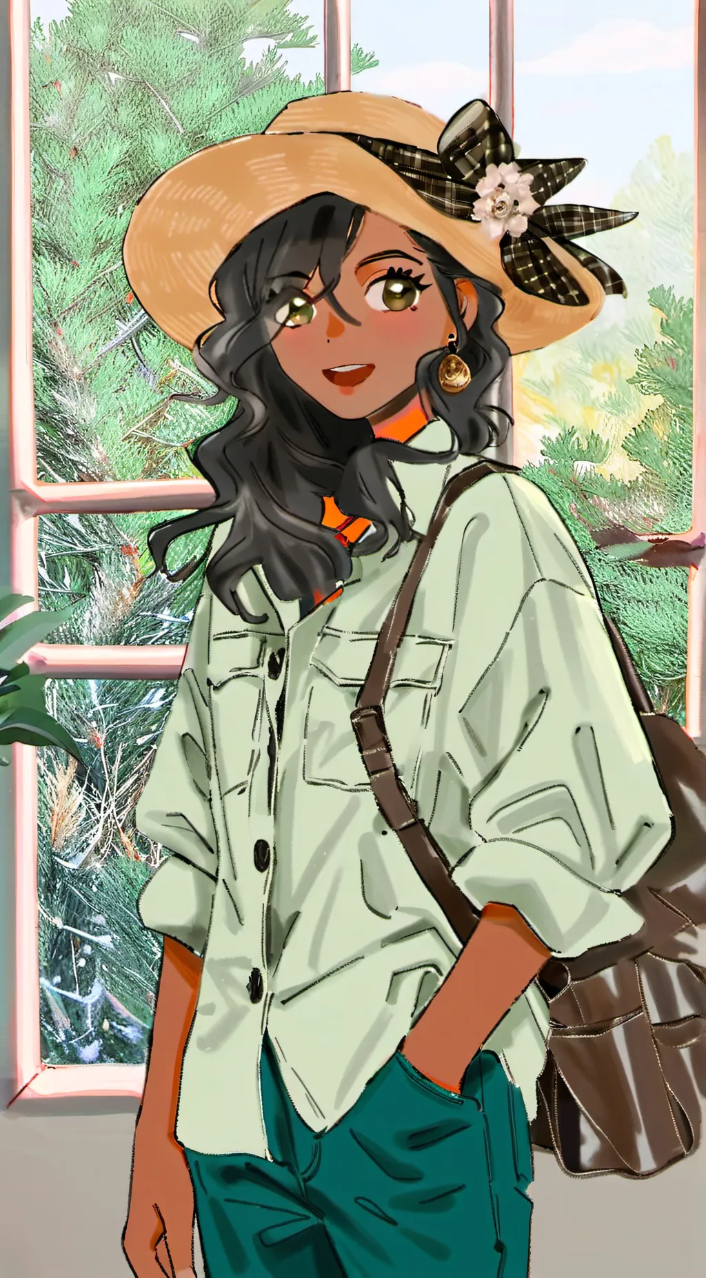 ai character: Kai  background