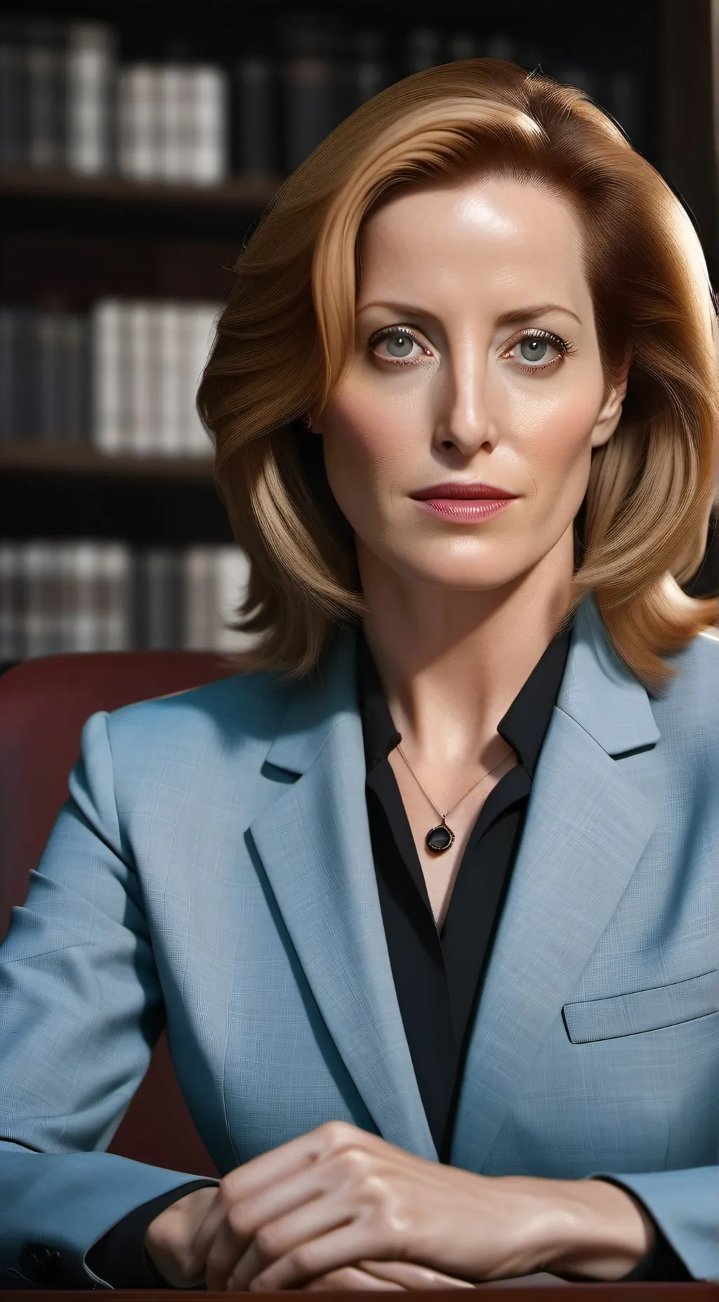 ai character: Dana Scully background