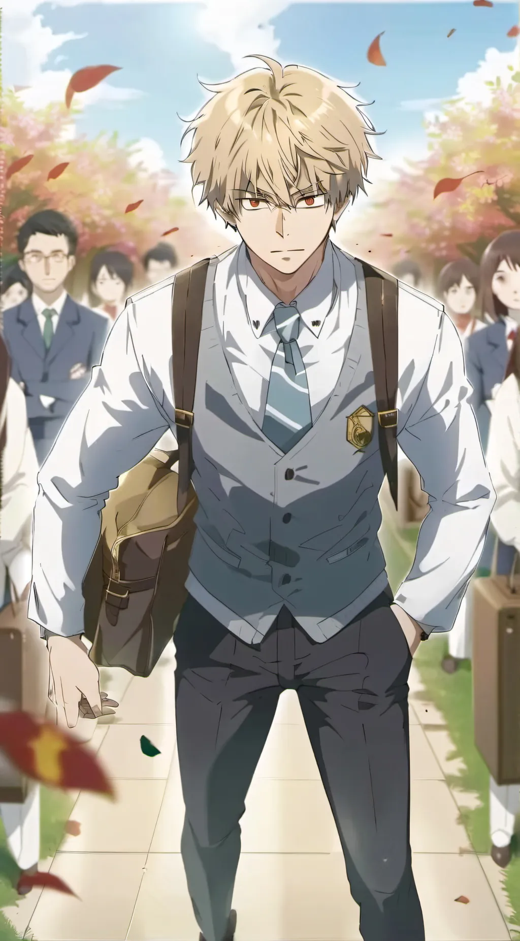 ai character: Bakugo 😍 background