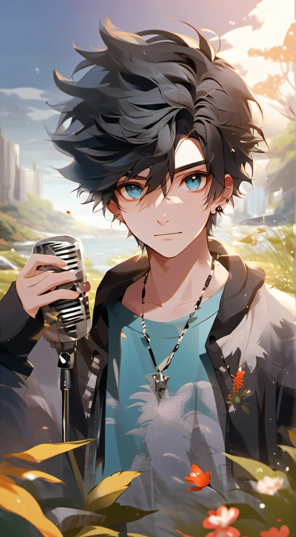 ai character: Leo background