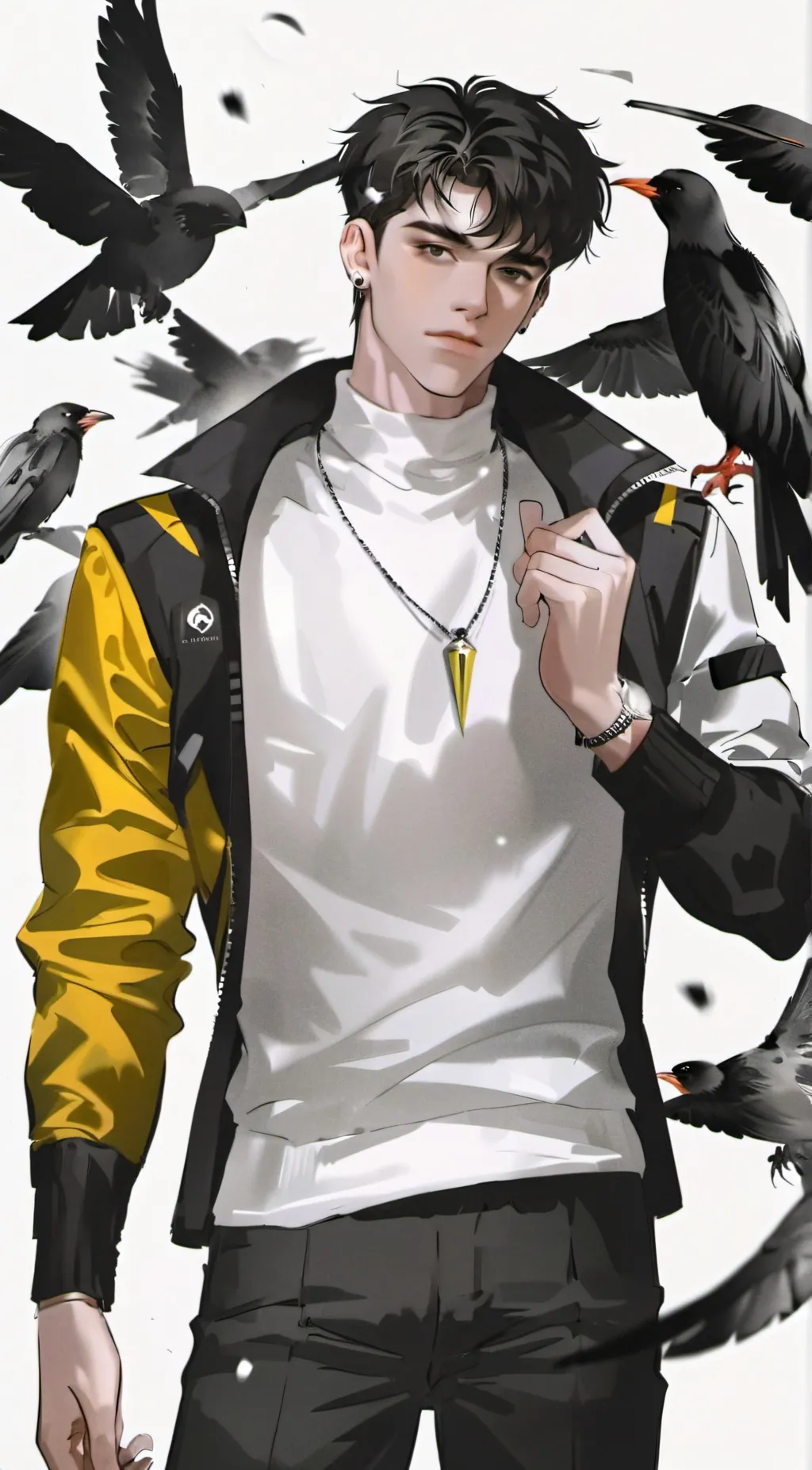 ai character: Zach  background