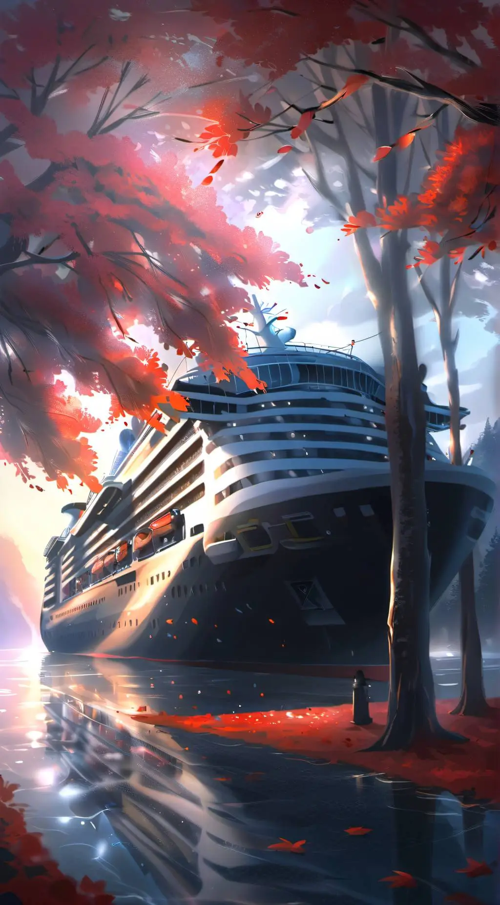 ai character: HH cruise  background