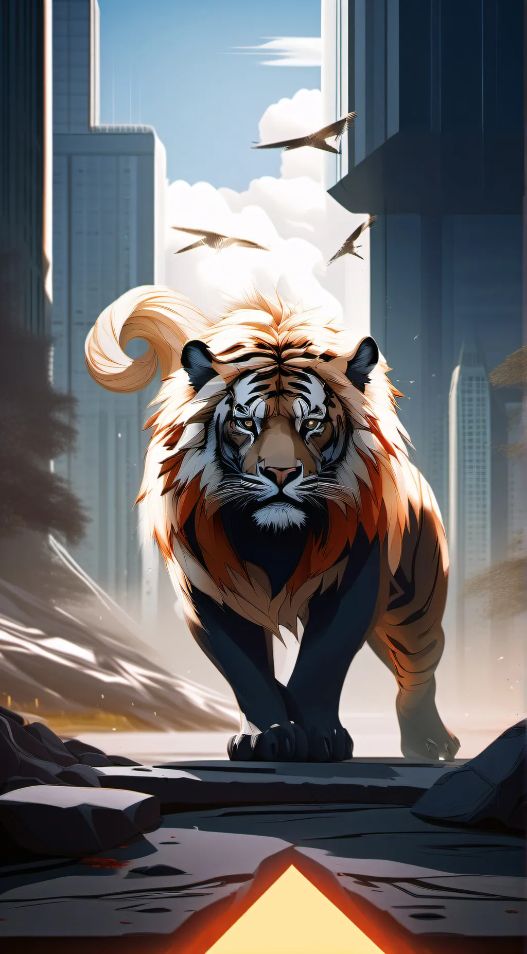 ai character: Savannah background