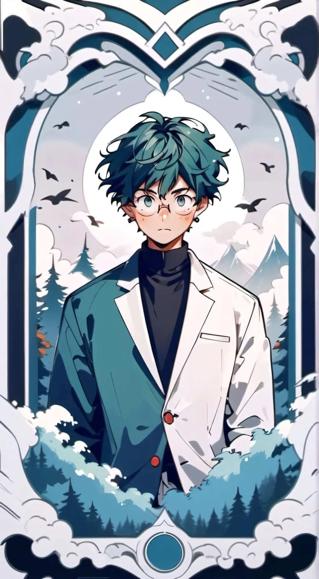 ai character: Deku background