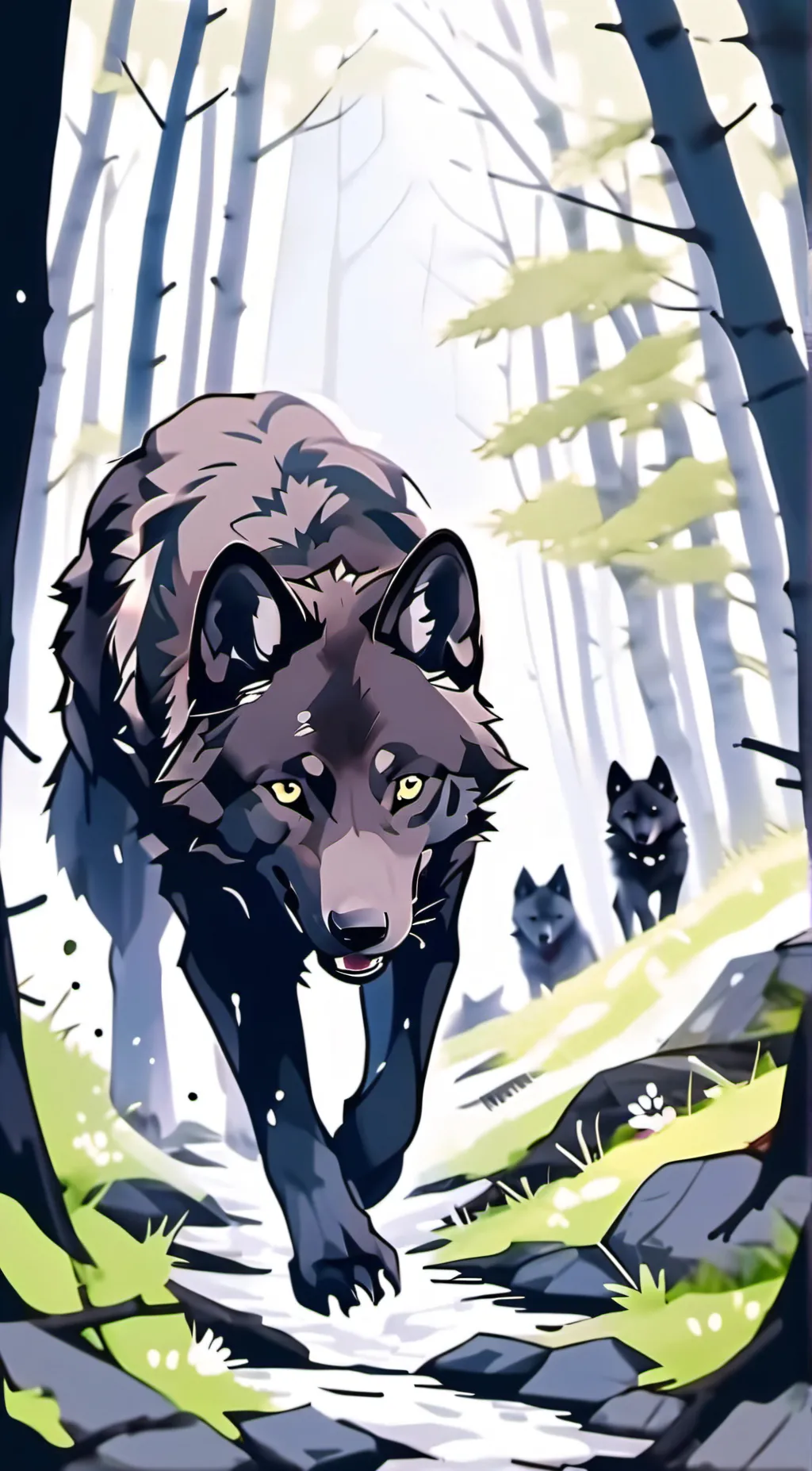 ai character: Pack  background