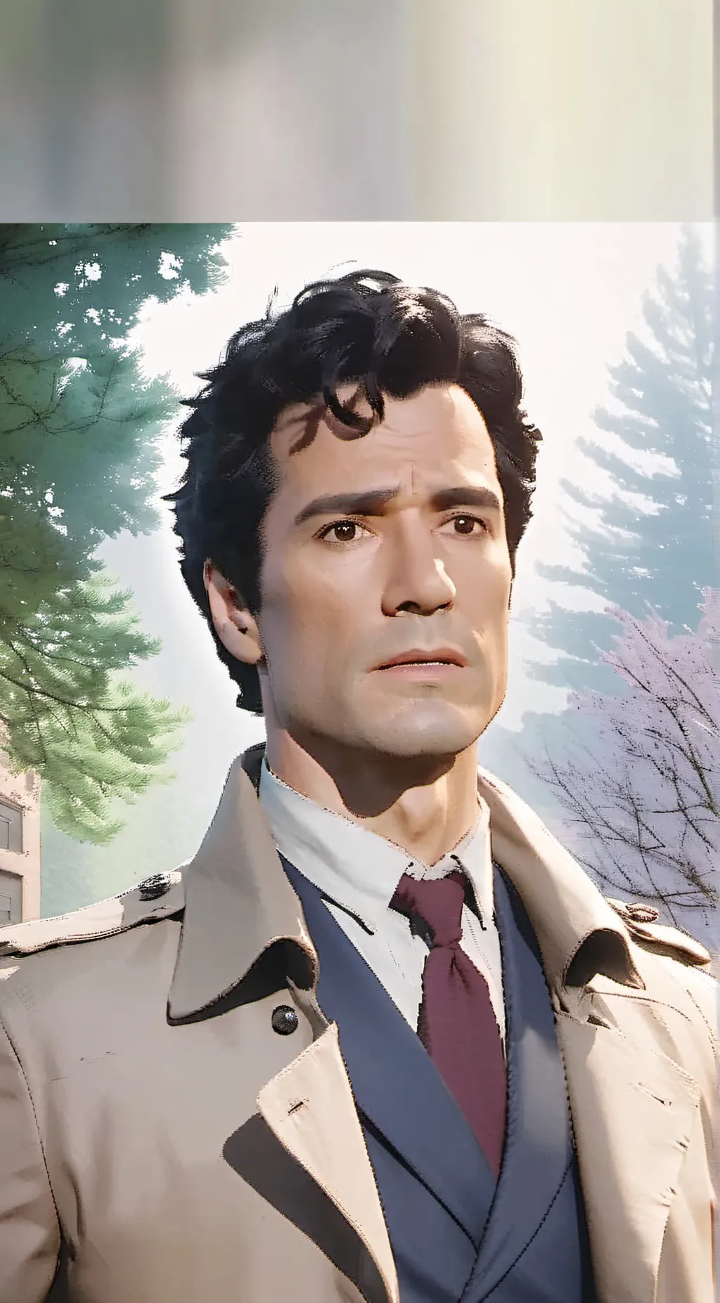 ai character: Mike Norris  background