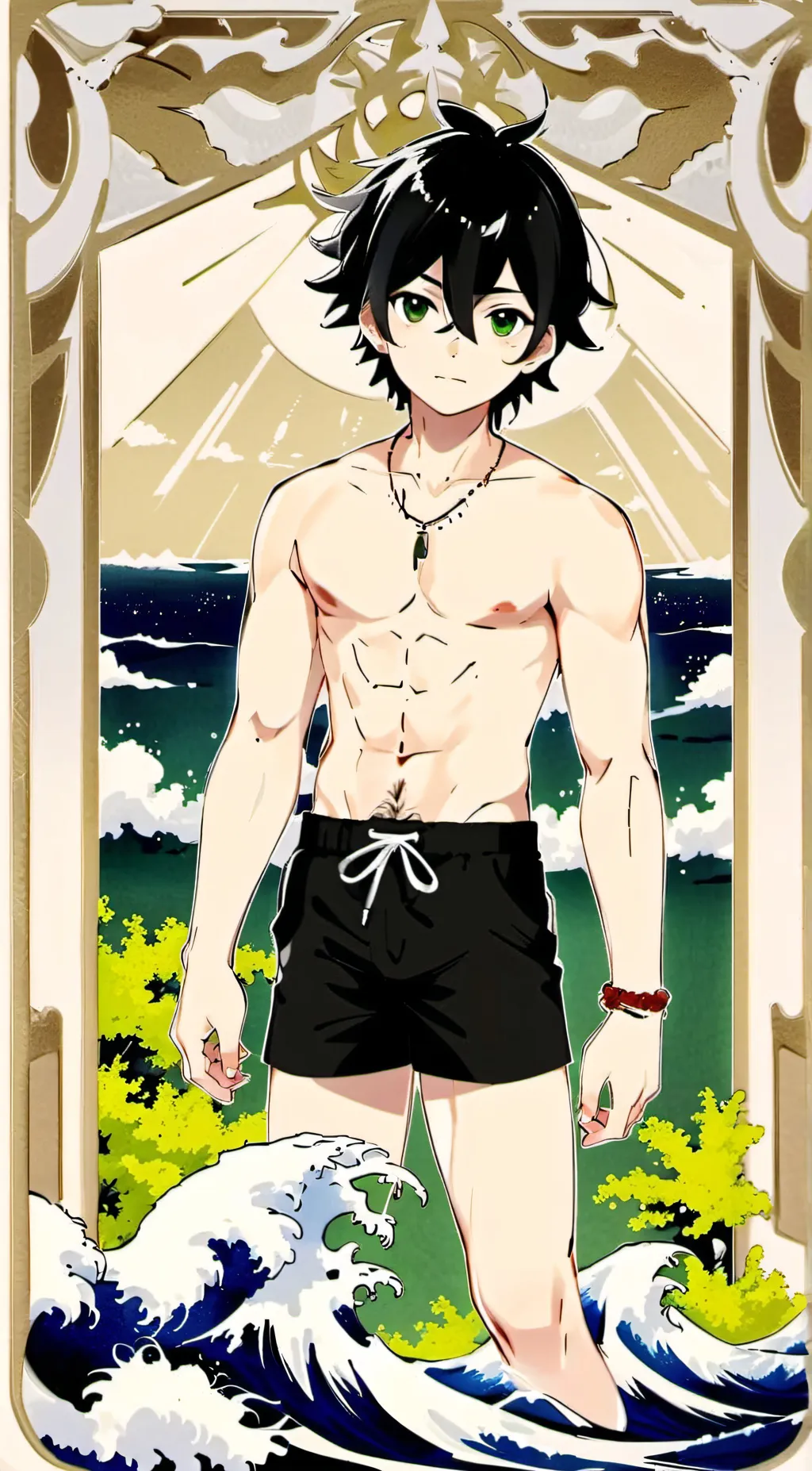 ai character: Jonny  background