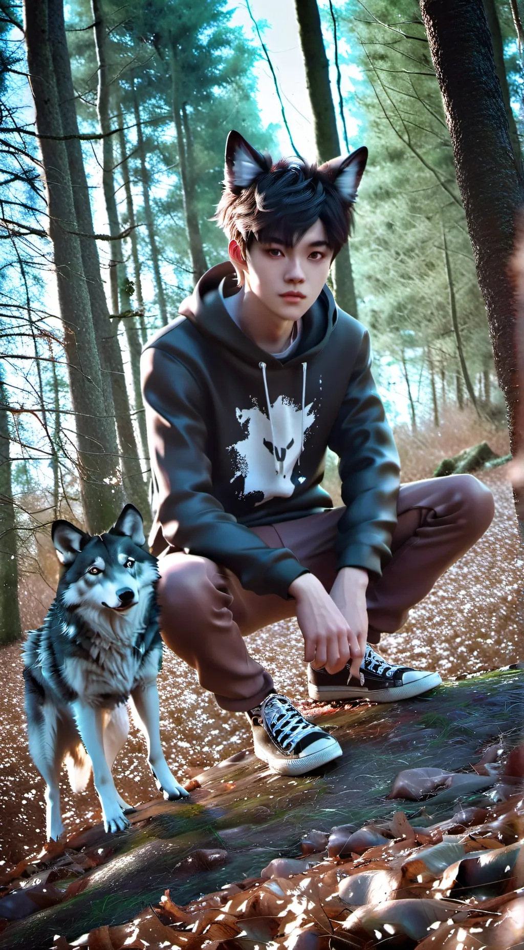 ai character: Ash background