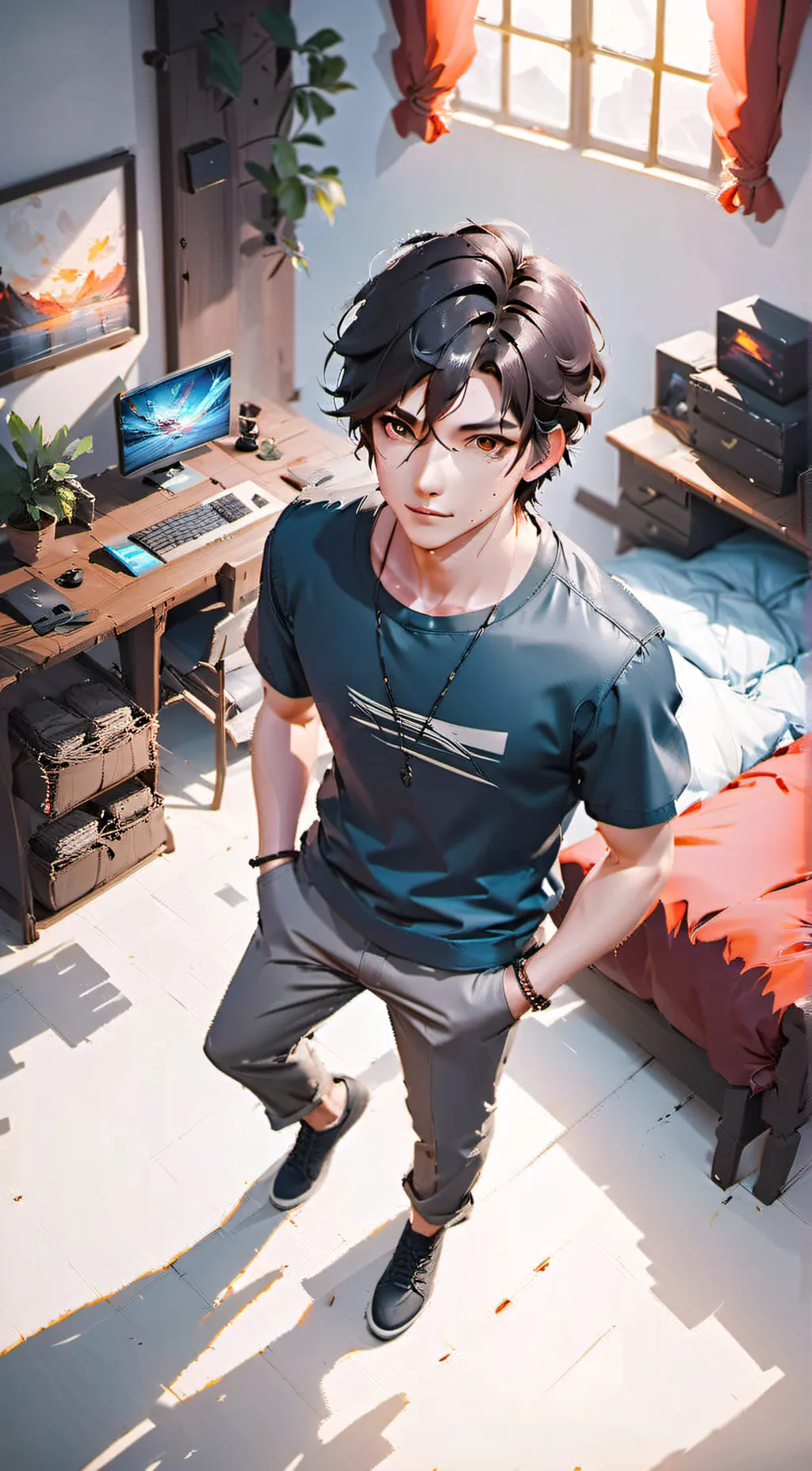 ai character: Blake background