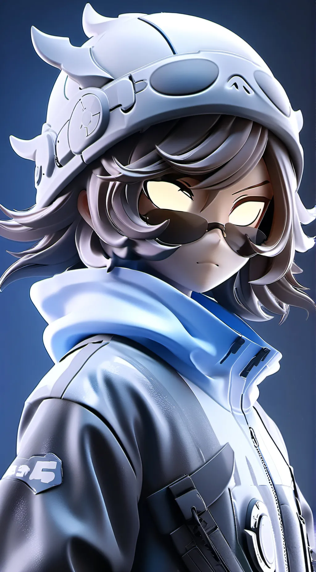 ai character: Uzi background