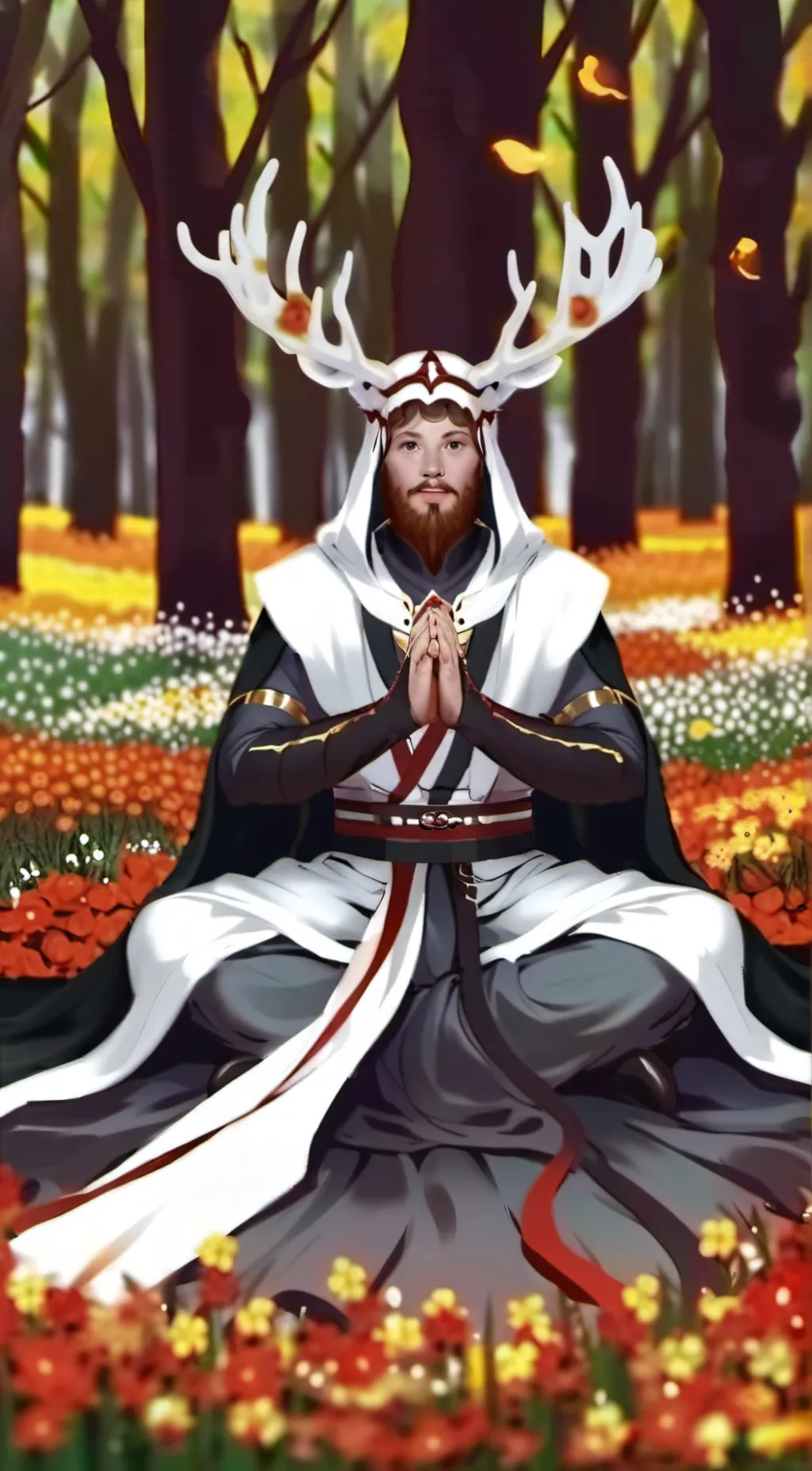 ai character: Hi background