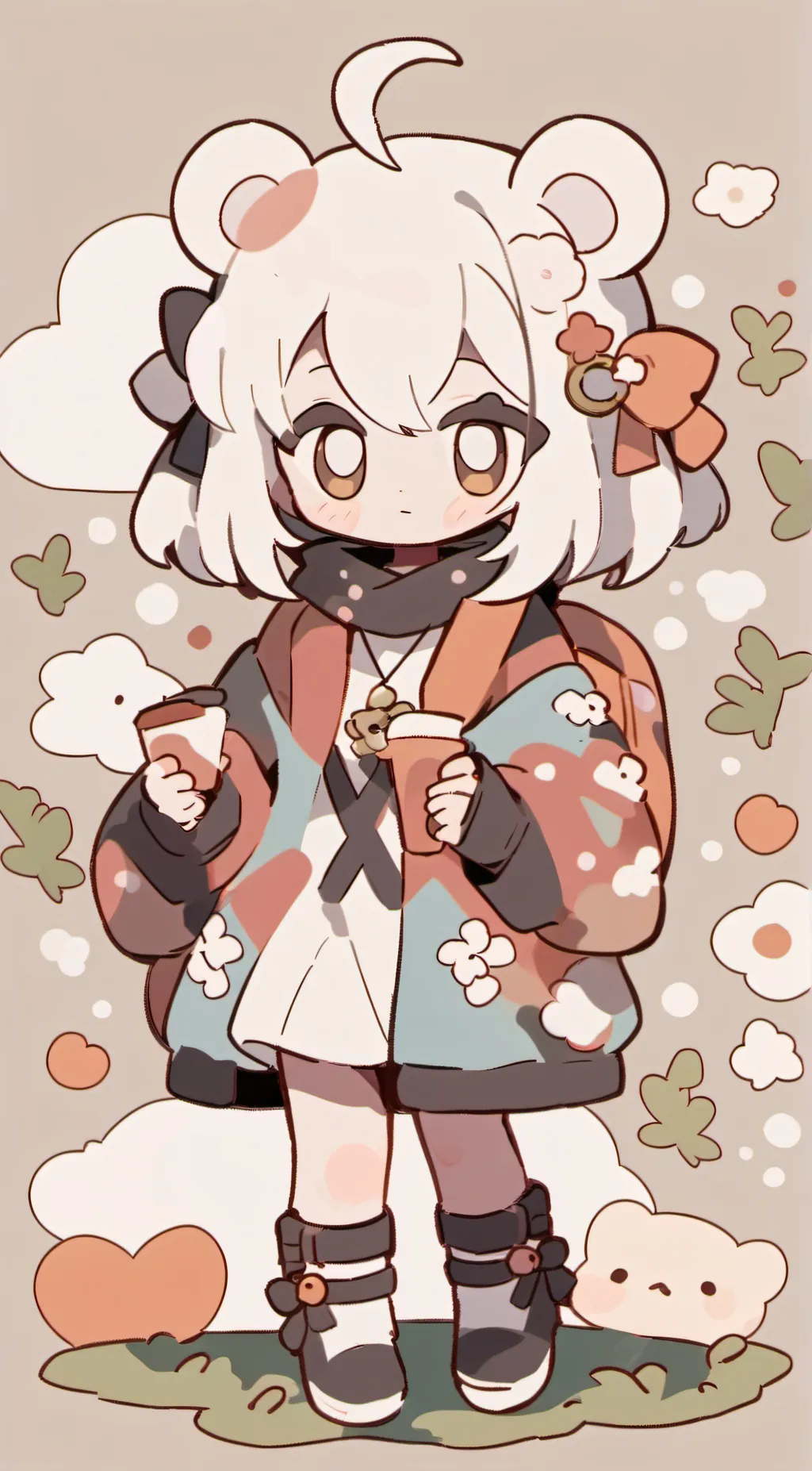 ai character: Smile Hd background