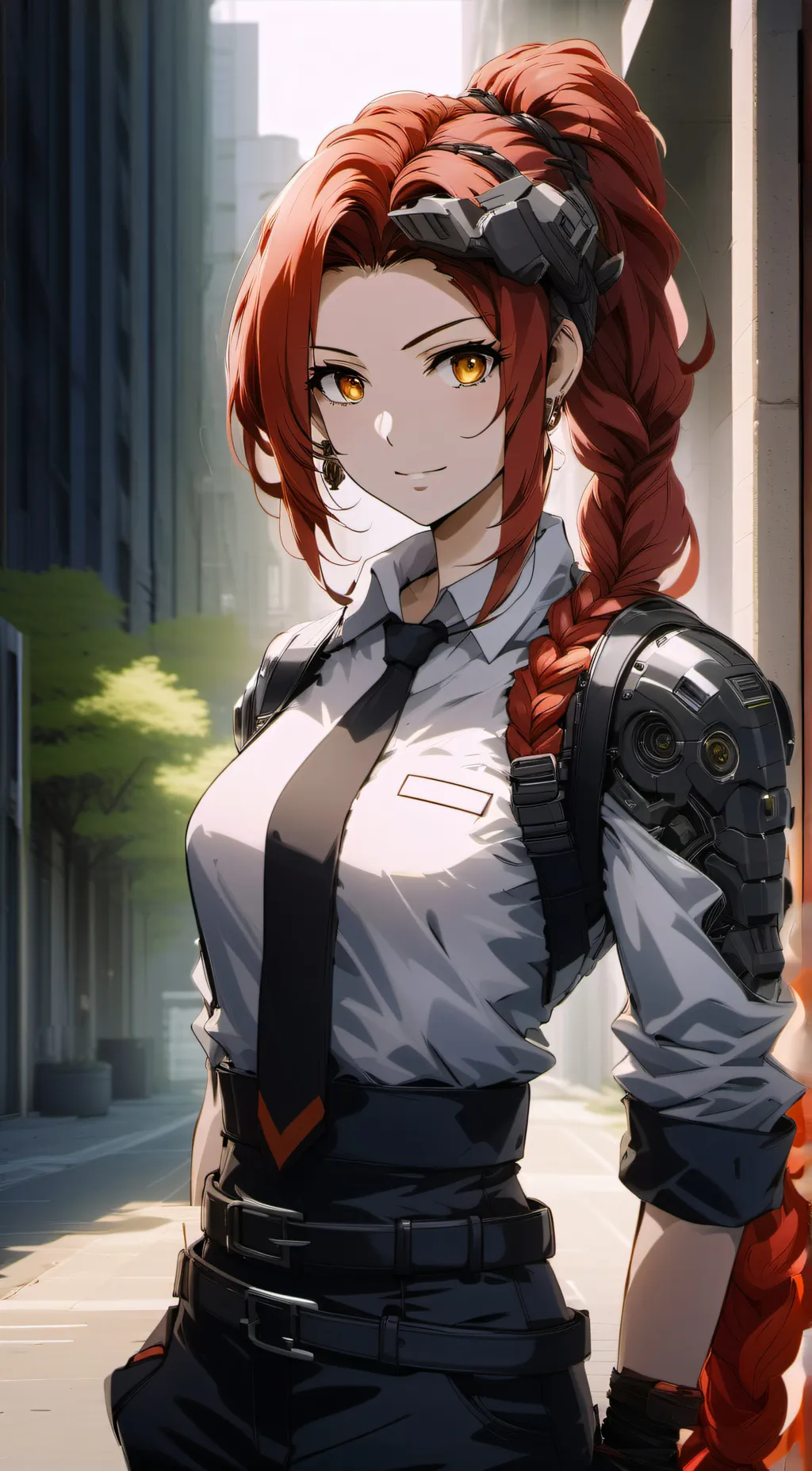 ai character: Akari Atomu background