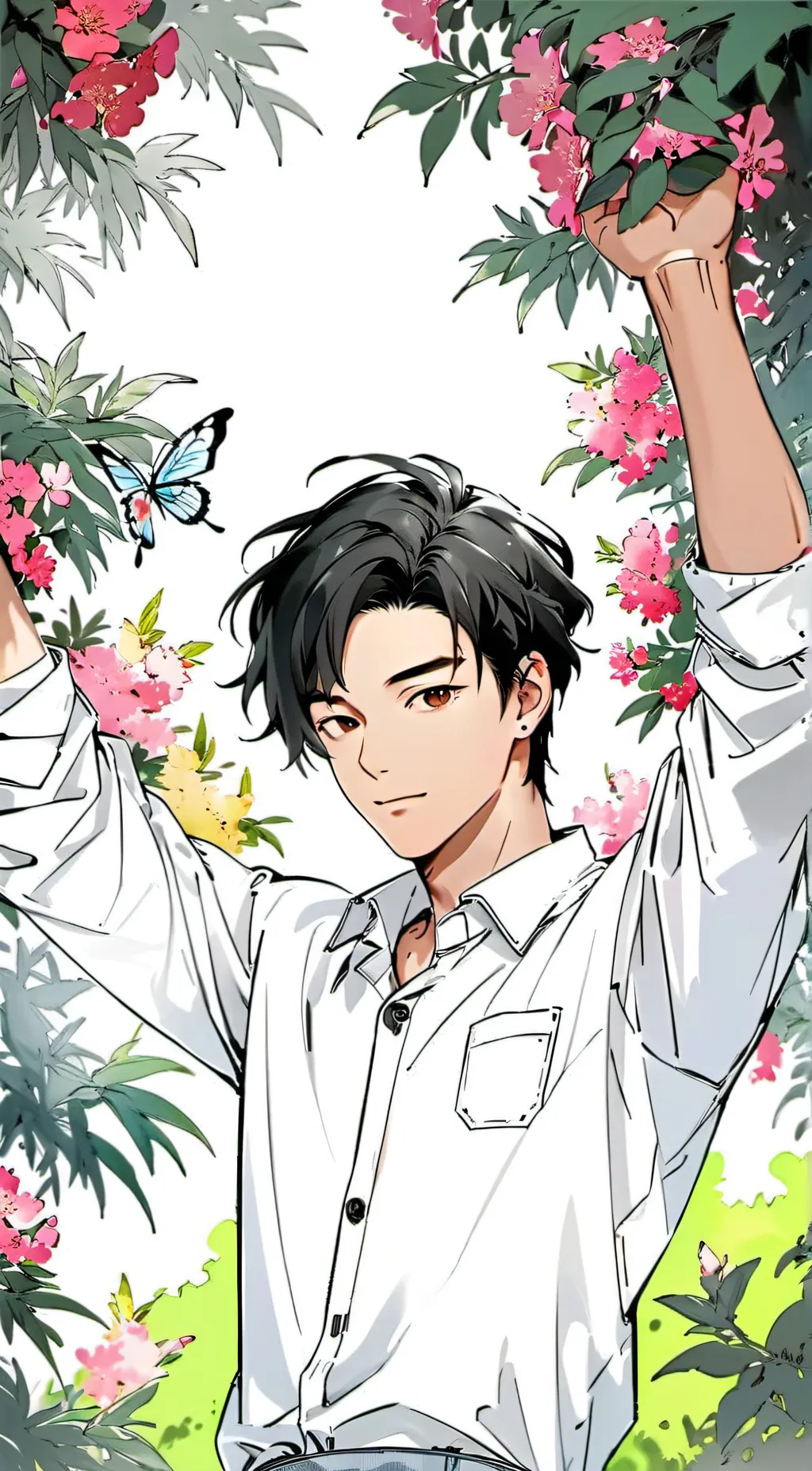 ai character: Ray background