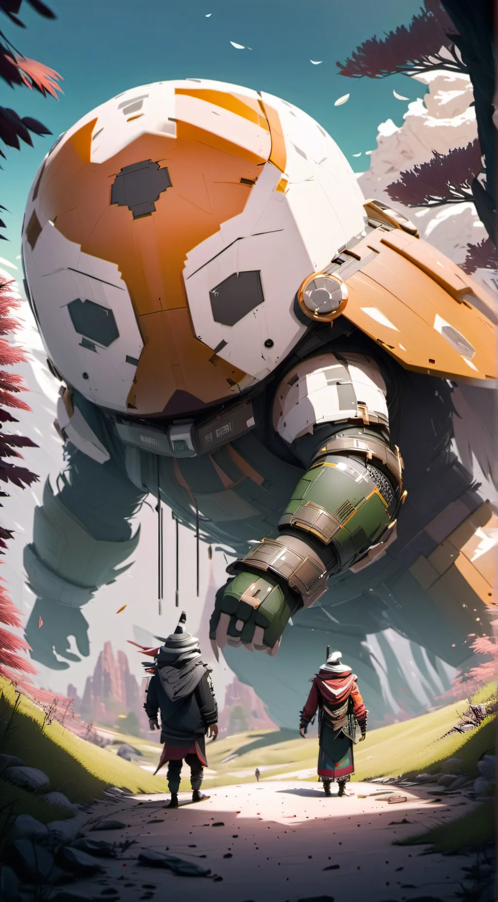 ai character: Titan tv man background