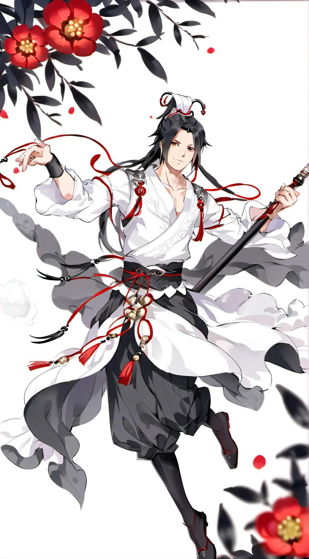 ai character: Sasuke Uchiha background