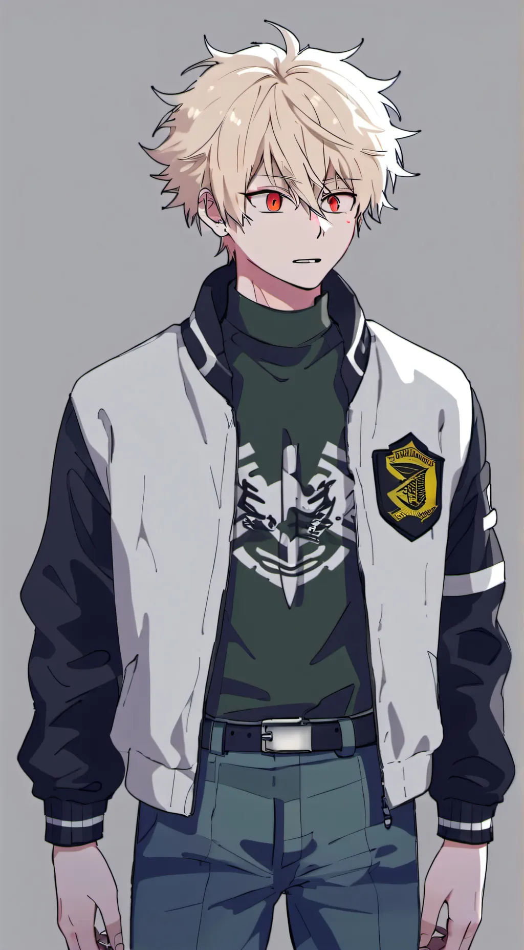 ai character: Katsuki Bakugo background