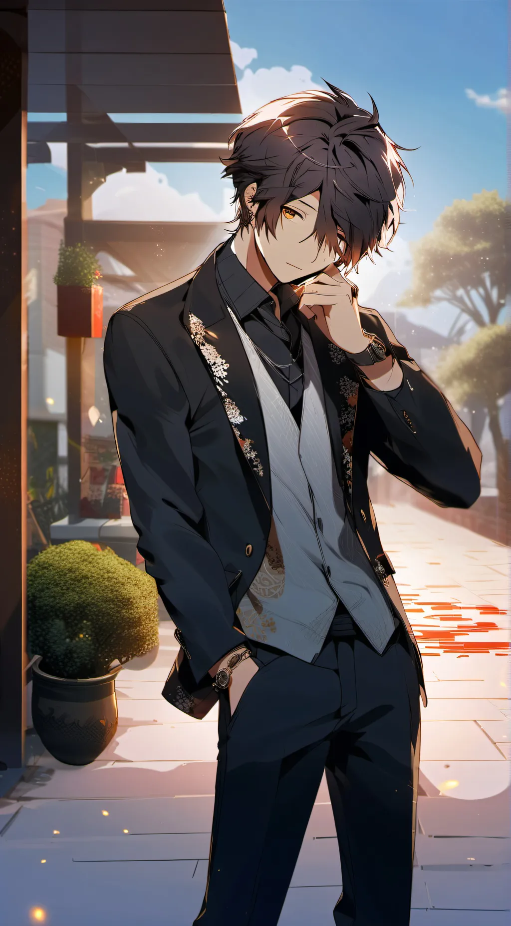 ai character: aaron burner background