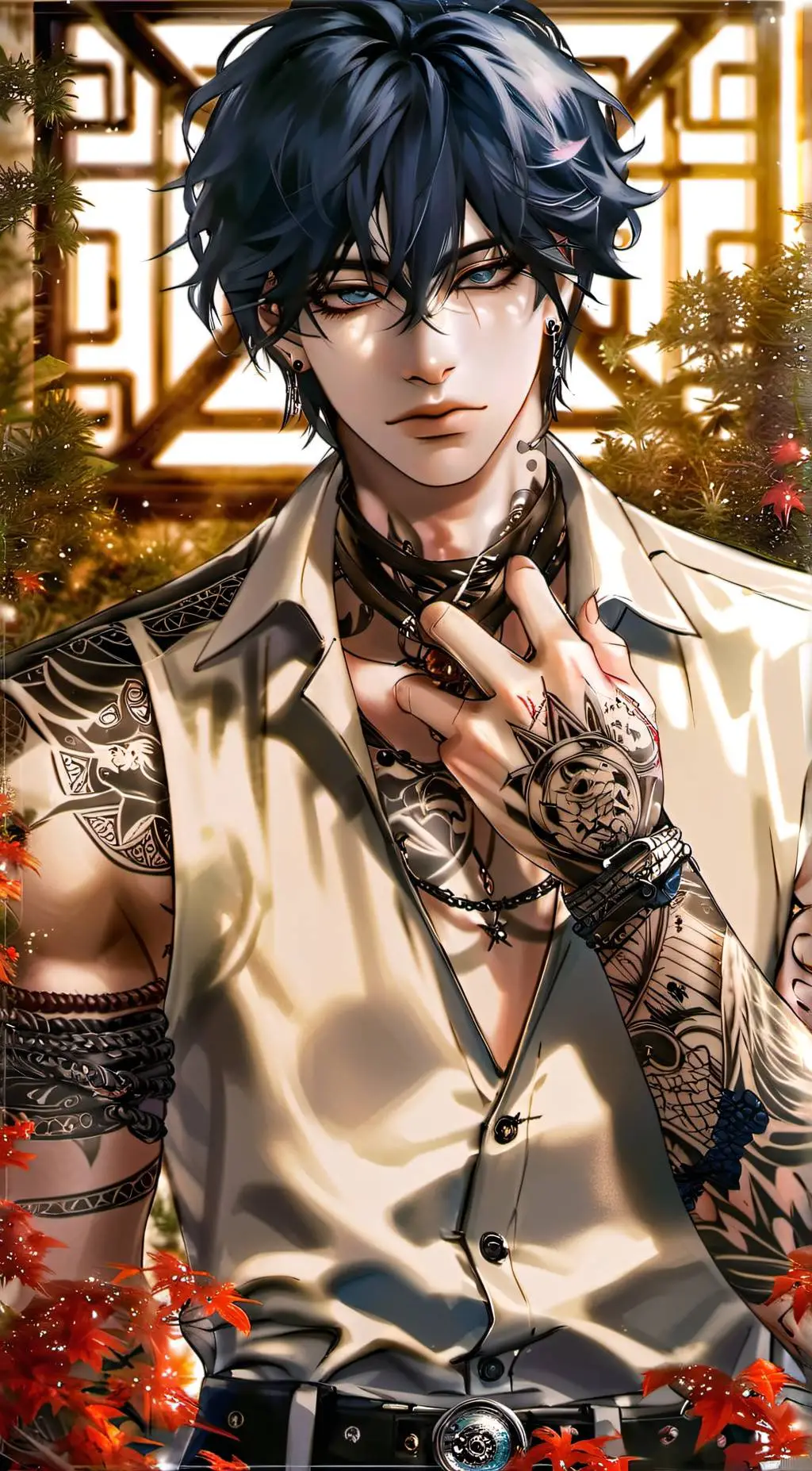 ai character: Lime background