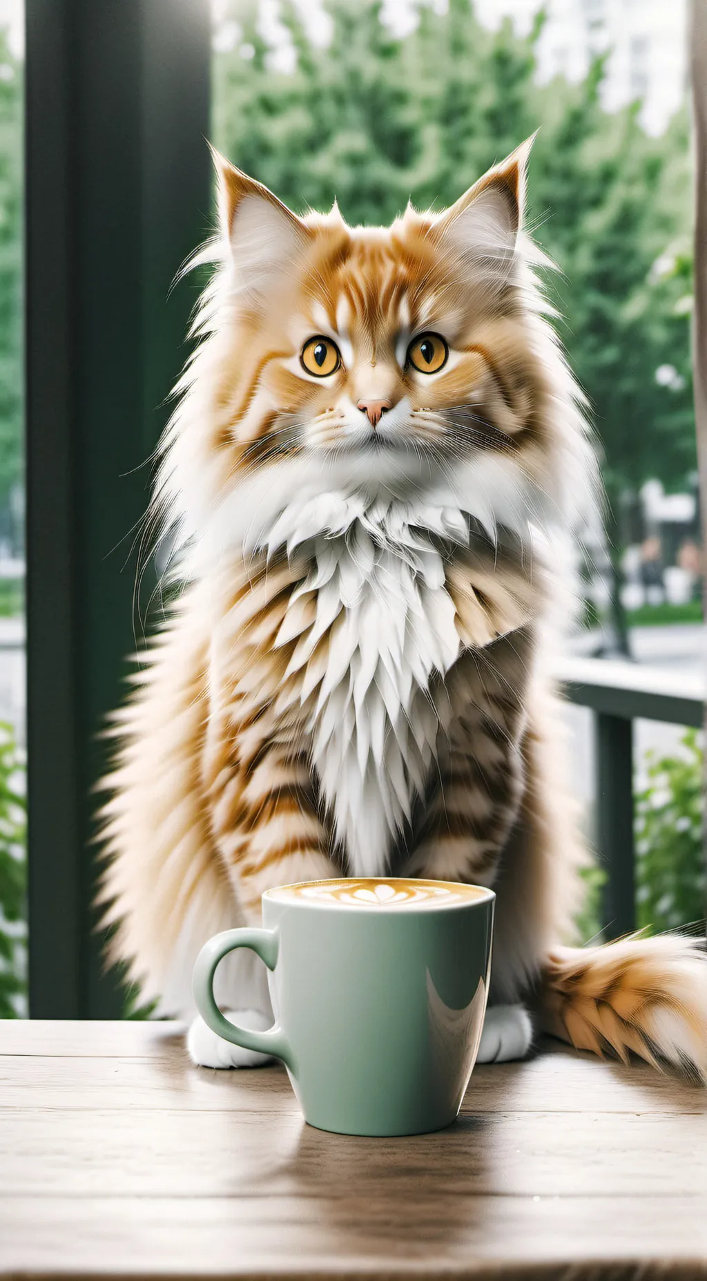 ai character: catfein ☕ background