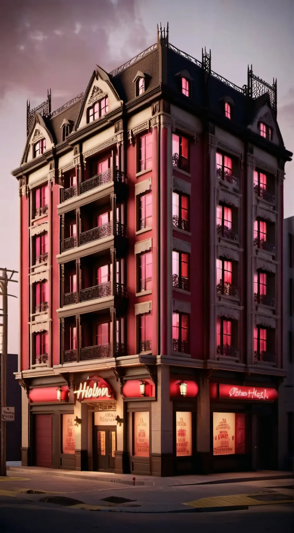 ai character: HH background