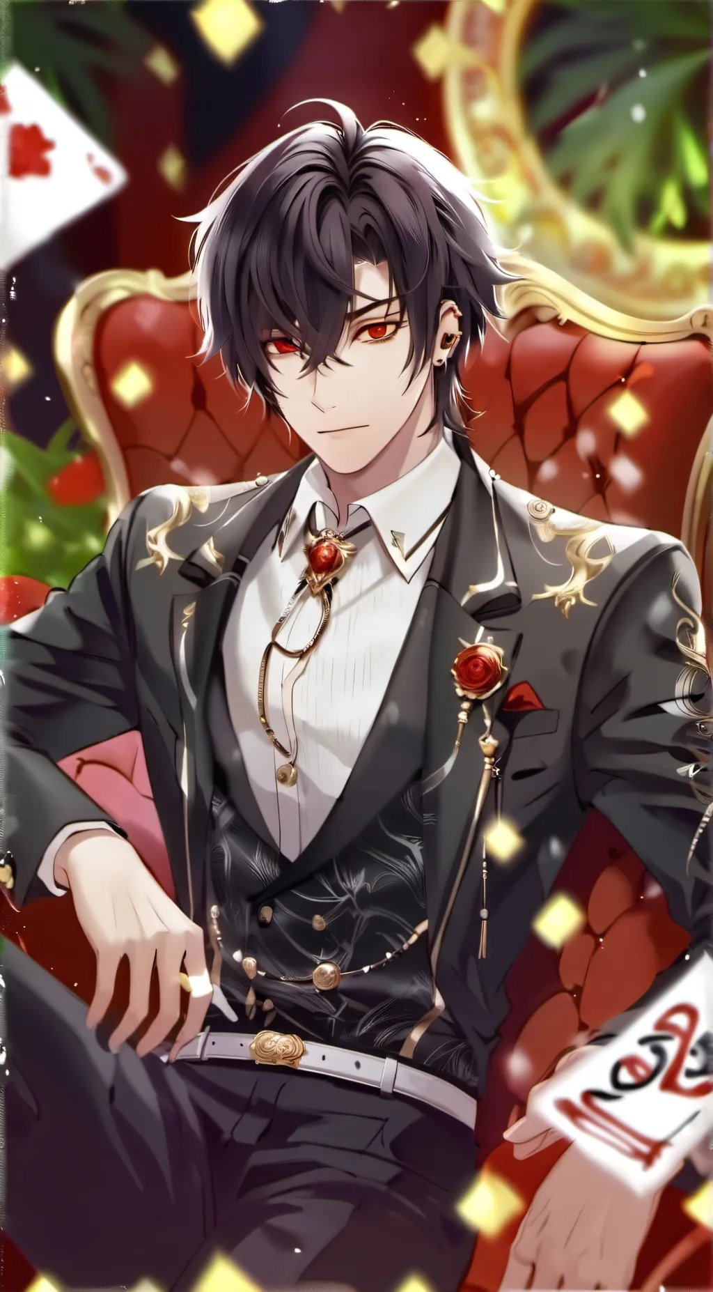 ai character: Zack  background