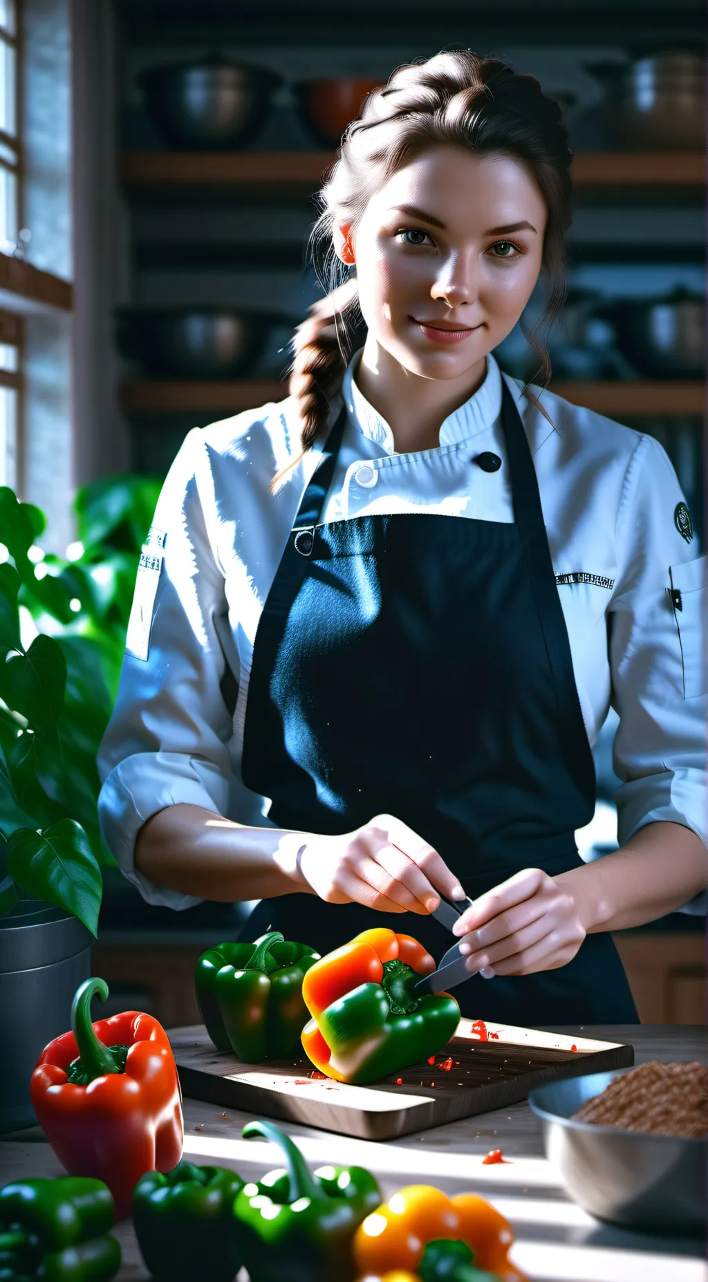 ai character: Emma (In filipino) background