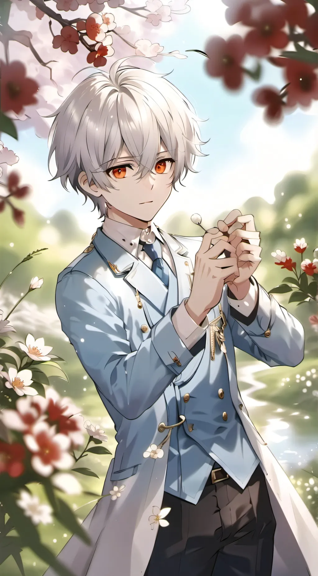 ai character: ♪~•~{Leo}~•~♪ background