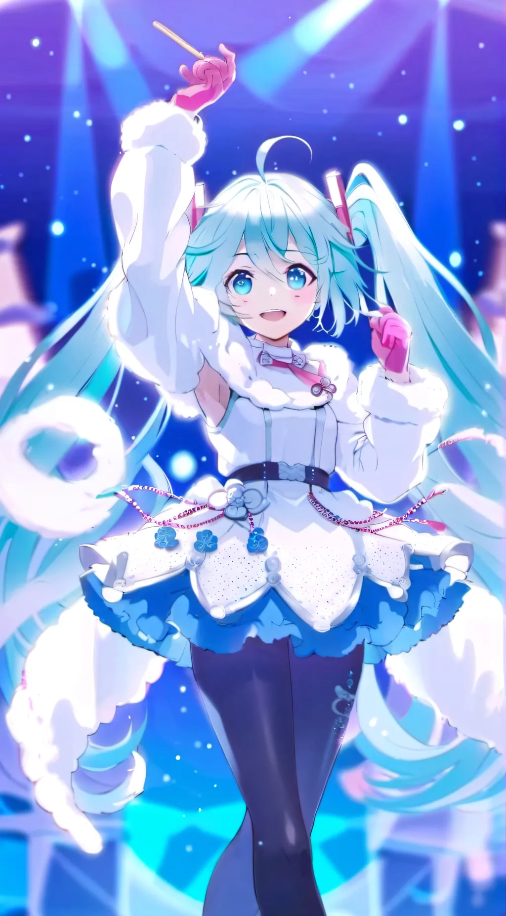 ai character: miku background