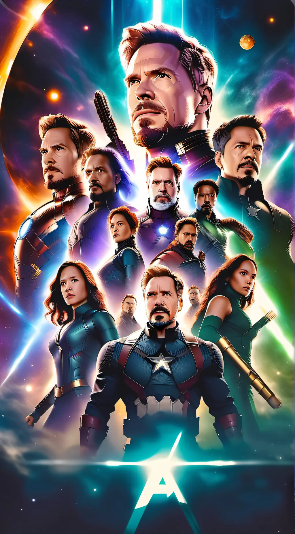 ai character: Avengers background