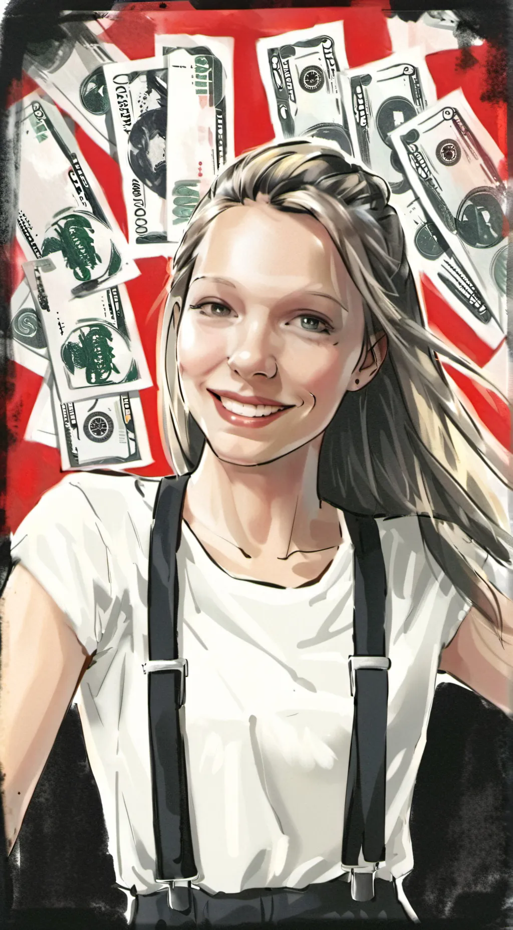 ai character: Rose  background