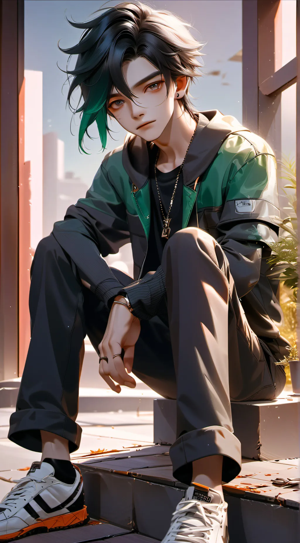 ai character: Caleb background