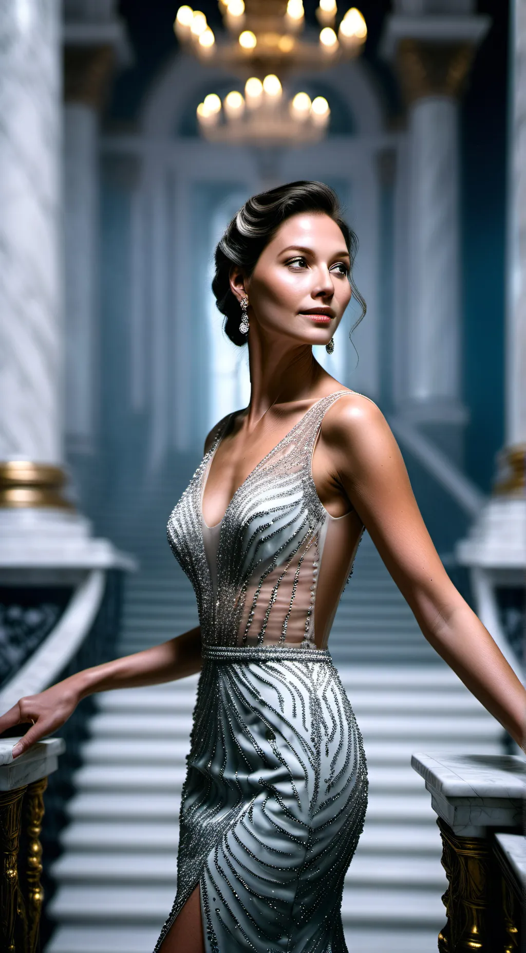 ai character: Amy  background