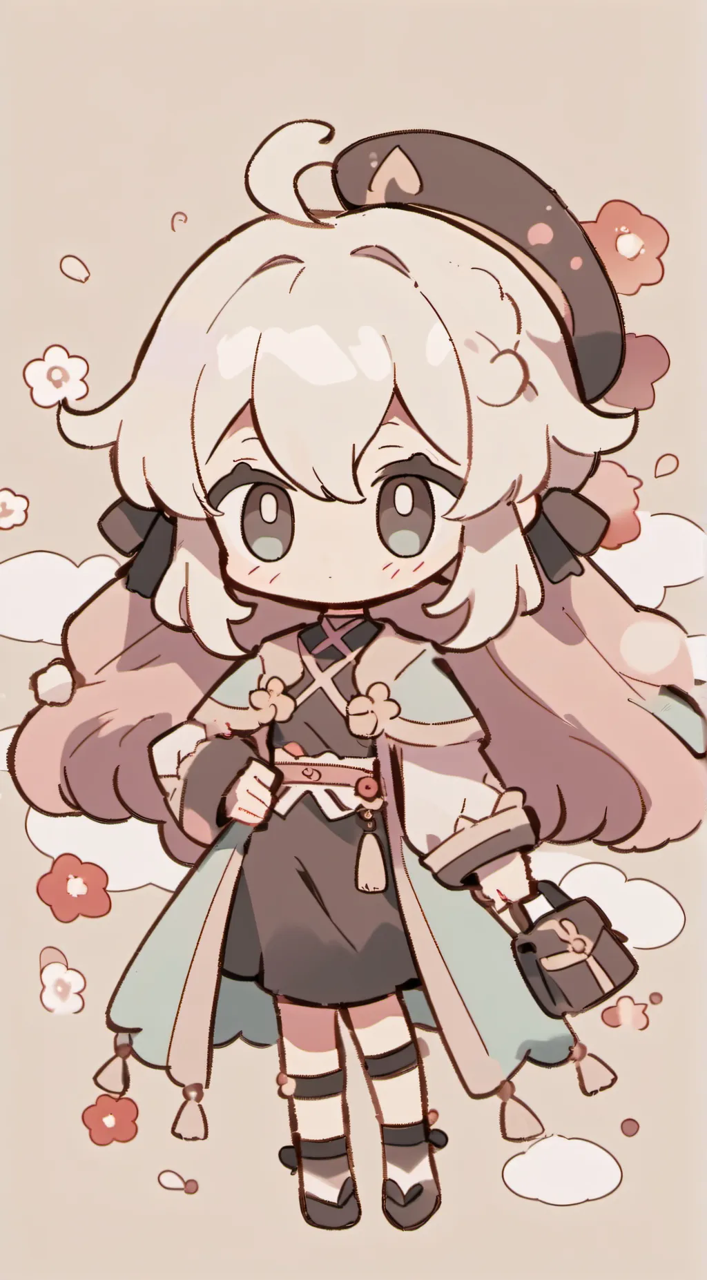 ai character: lucifer ♂️🥞✨💜❤🫧 background