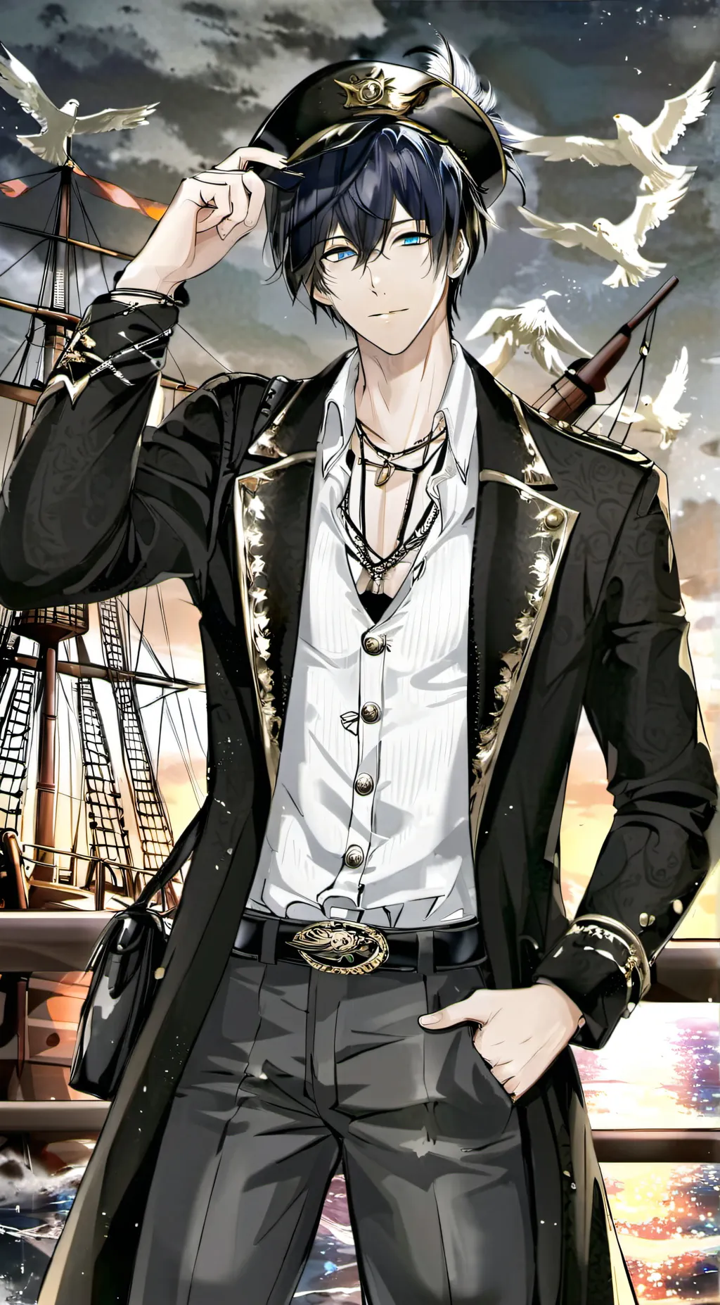 ai character: ꧁✦Kiyo✦꧂ background