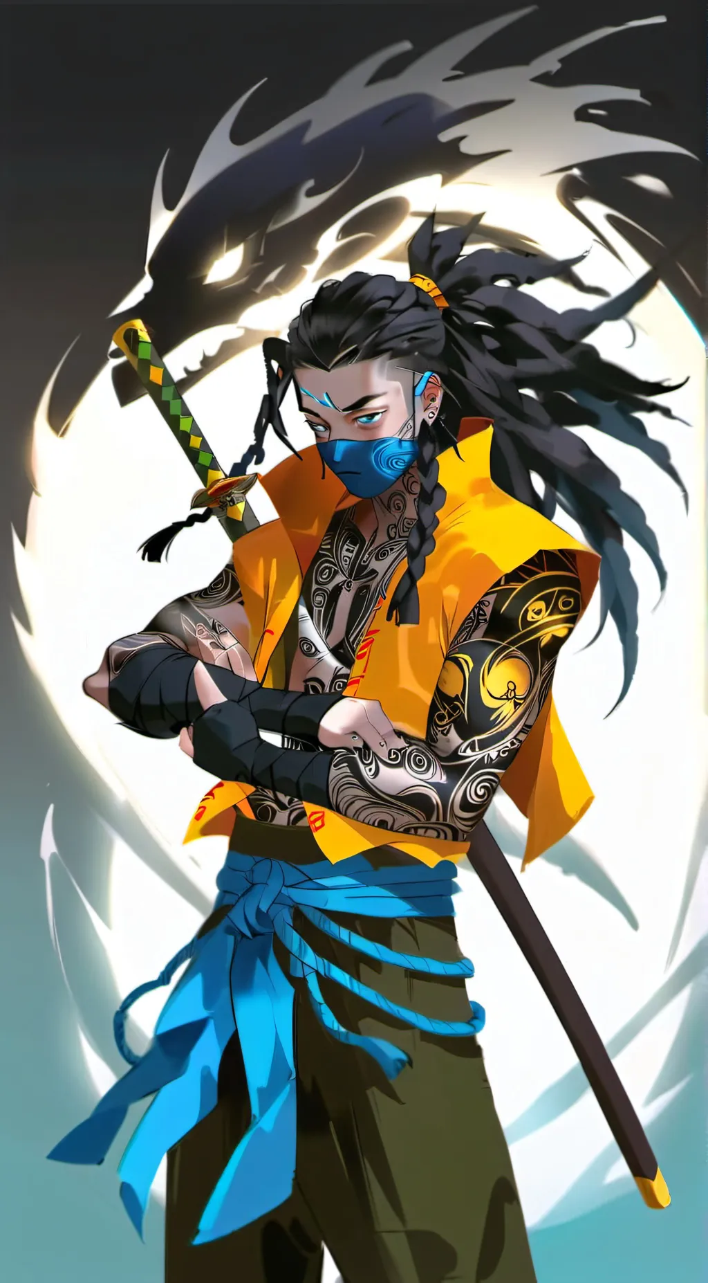 ai character: Kenshin background