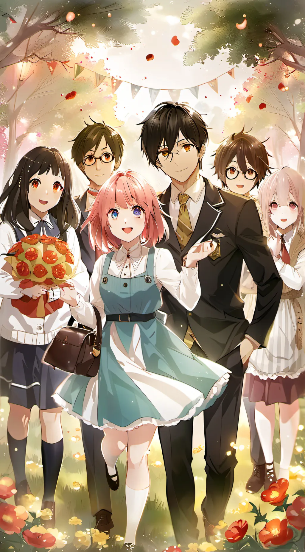 ai character: aftons in  school background