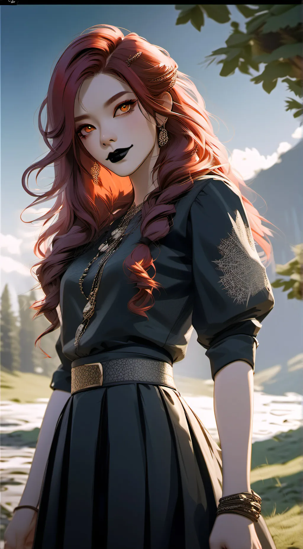 ai character: Veronica  background