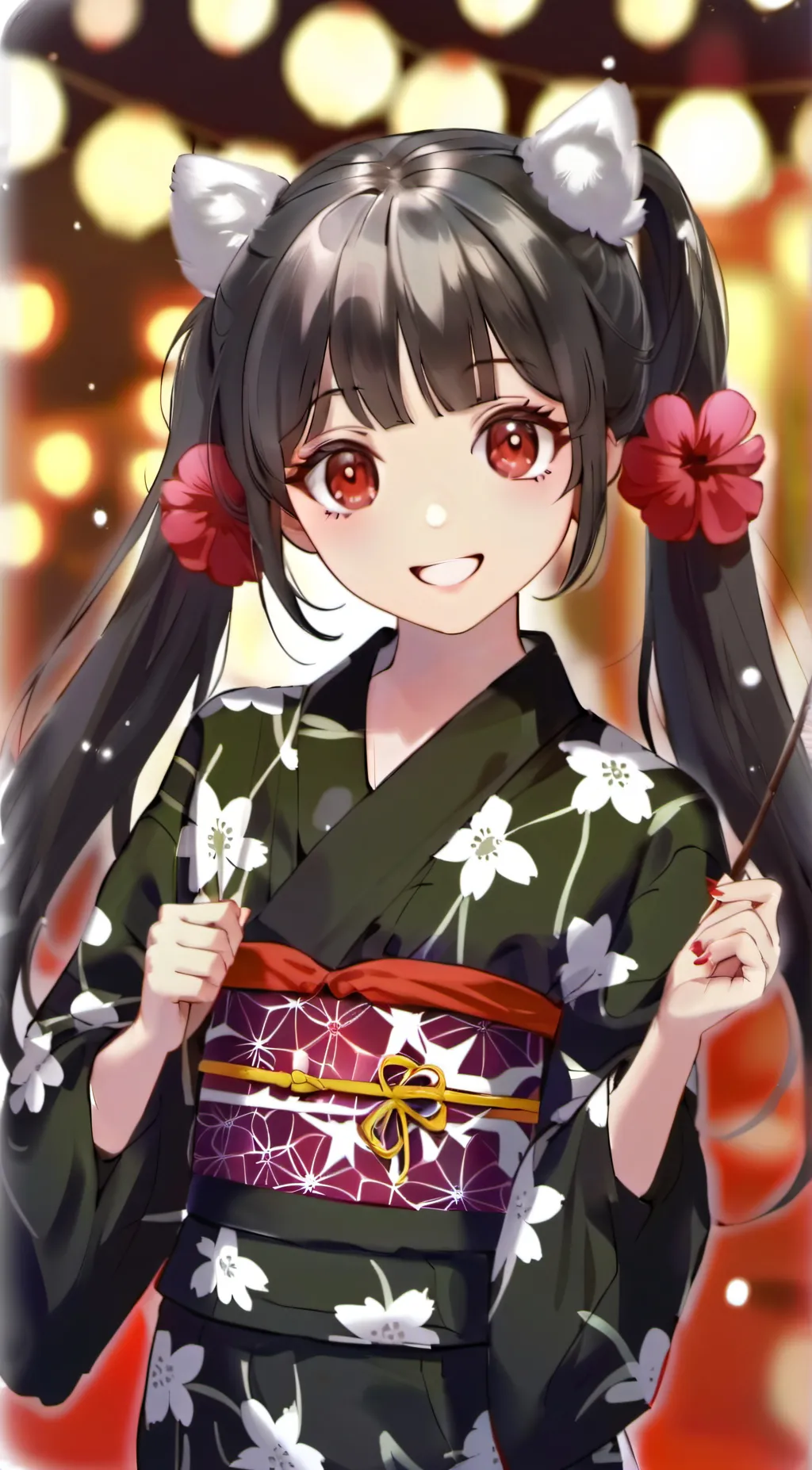 ai character: Neko Mana background