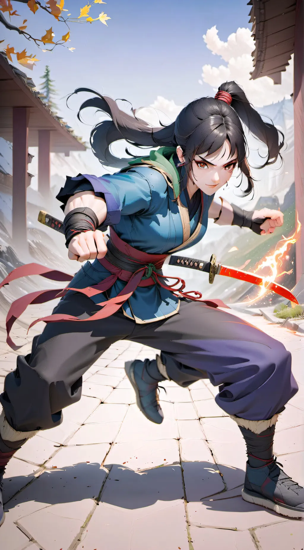 ai character: mortal combat  background