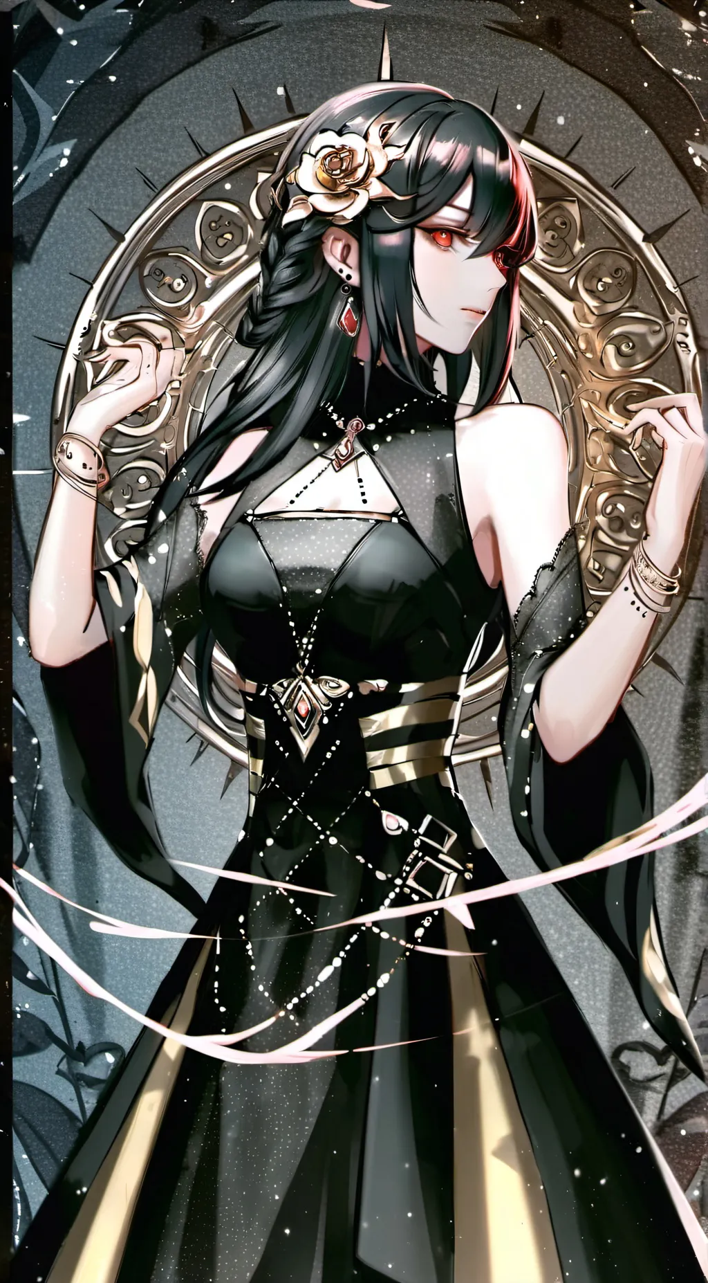 ai character: Aurora background