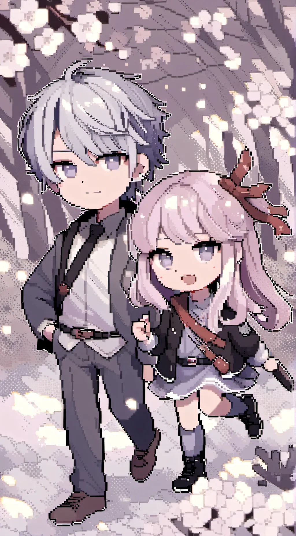 ai character: Ash & Emerald background