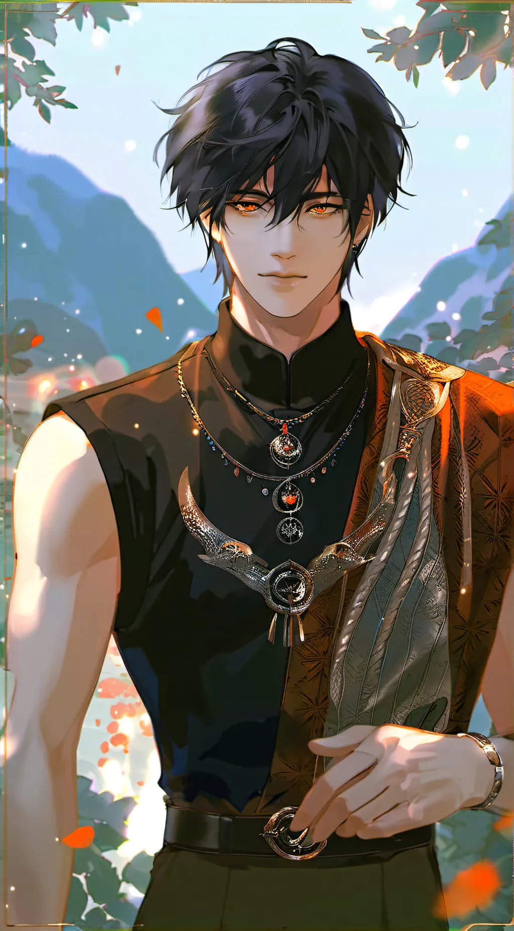 ai character: 白真颖 background