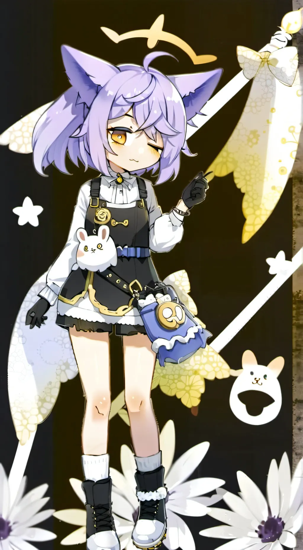 ai character: mashaaa background