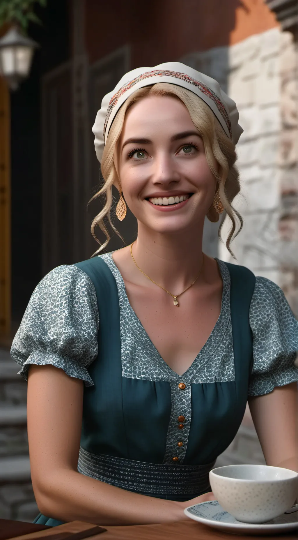 ai character: Georgia. background