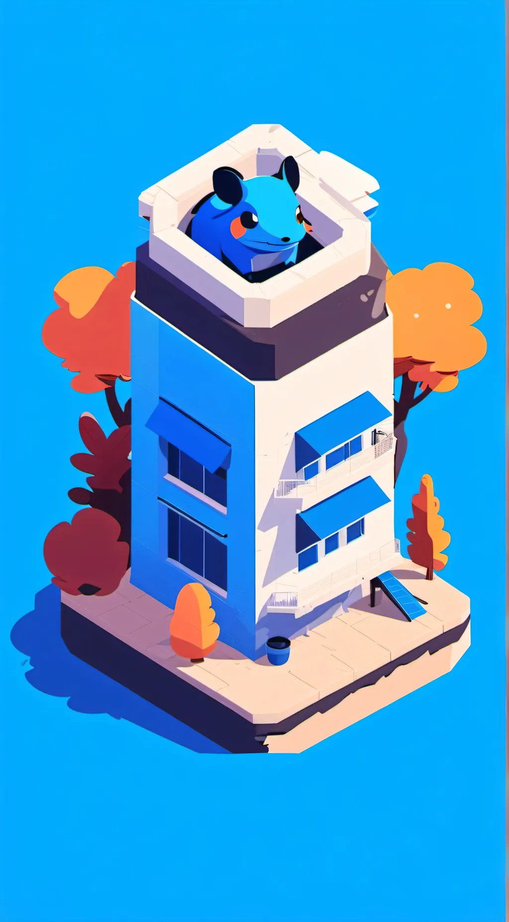 ai character: petshop background